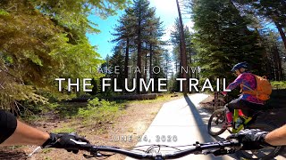 MTB Riding Flume Trails, Lake Tahoe, NV