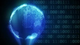 Abstract Earth Planet Binary Rollover Stock Motion Graphics