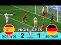 Spain vs Germany (2-1) Extended Highlights Euro 2024