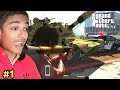 MILITARY TANK VS POLICE ☠️ | #1| YASH GAMERZ |#gta5