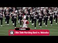 Ohio State Marching Band puts on a show before Nebraska game