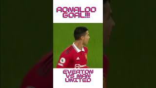 Everton vs Man United 1 - 2 Ronaldo goal!!!