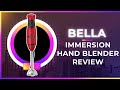 BELLA Immersion Hand Blender with Whisk Attachment