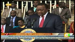 President Uhuru Kenyatt’s Jamhuri day Celebration Speech Prt 2