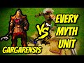 GARGARENSIS vs EVERY MYTH UNIT | Age of Mythology