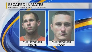 VIDEO: Two inmates escape Escambia County Sheriff's Office