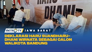 Deklarasi Haru Suandharu-Dhani Wirnata Sebagai Calon Walikota Bandung