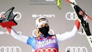Lara Gut 1st place Garmisch Partenkirchen Super-G 2021