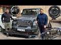 2023 Mahindra Thar Modification | Bumpers | Projector Fog Lamps | Alloy Wheels | New Lighting Setup