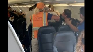 CAUGHT WITHOUT A MASK: Fight breaks out over lack of PPE on plane