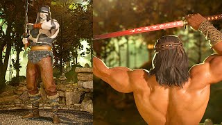 Conan The Barbarian FULL MASTERY ALL Swords Gear and Skins Showcase - MK1