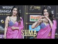 Mannara Chopra in Pink Saree arrives at SIIMA 2022 | 4K Video
