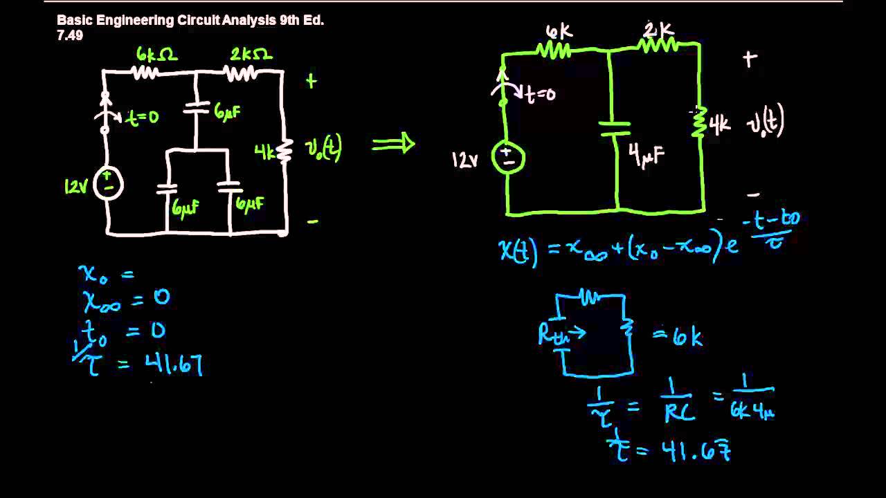 First Order Circuit Analysis