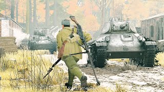 Enlisted Gameplay: Red Army - The Maisky Forestry - Battle For Moscow | No Commentary