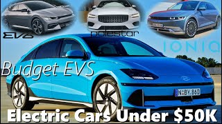 Top 5 Electric Cars Under $50,000 | Best Budget EVs 2023
