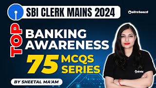SBI Clerk Mains Current Affairs 2024 | Banking Awareness For SBI Clerk Mains 2024 | By Sheetal Ma'am
