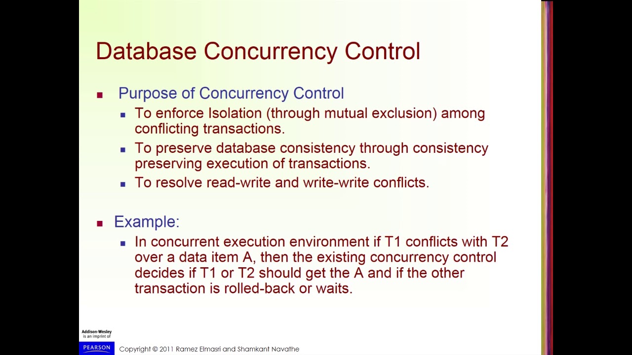 Database Concurrency Control Part1 - YouTube