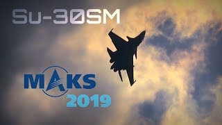 MAKS 2019 ✈️ Su-30SM Formation Tailslide, Dogfight and Hardcore Aerobatics!! - HD 50fps