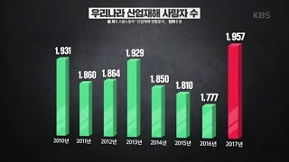 엄경철의 심야토론 - 우리나라 산업재해 사망자 수.20181222