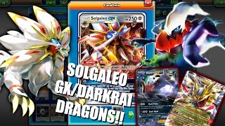 PTCGO Solgaleo GX/Darkrai/Dragons Deck!! This deck is INSANE!(Pokemon TCG)