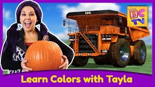 Learn Colors with Tea Time with Tayla | Educational Video for Kids by Brain Candy TV