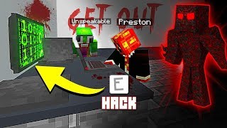 MINECRAFT HACK to ESCAPE THE BEAST! (Flee the Facility w/ UnspeakableGaming) Minecraft Mods