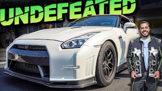 1800HP GTR Beats Vipers and Lambos - UNDEFEATED CHAMP! (60-130MPH in 2.3s)