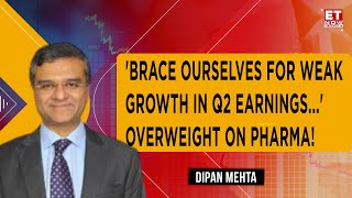 Dipan Mehta's Take On Market Concerns: FIIs Selling, Overvaluation & Q2 Earnings | Top Sector Bets!