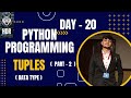 Python Tuple ( PART - 2 ) @HDR_Programming