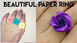 origami Ring/DIY Easy Paper Ring/Make a paper ring/ special paper rings/paper crafts/Ayesha Aijaz