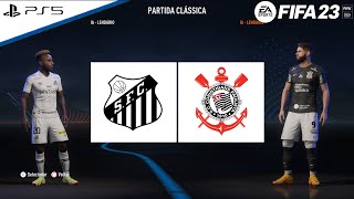 FIFA 23 - Santos vs Corinthians | Gameplay Paulistão 2023 PS5 - 4K 60FPS