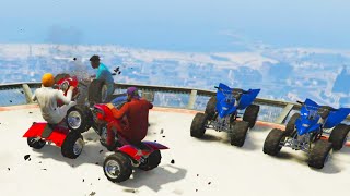 ROOFTOP QUAD DERBY (GTA 5 Funny Moments)