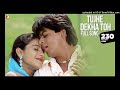 Tujhe Dekha Toh Song  Dilwale Dulhania Le Jayenge  Shah Rukh Khan, Kajol  Lata, Kumar Sanu  DDLJ