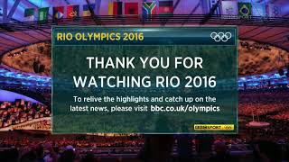 BBC Red Button Olympics 2016 Ending Screen