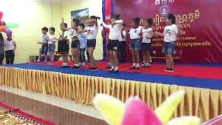 Doodle town hop song danced by JuliDa group at sovannaphumi school