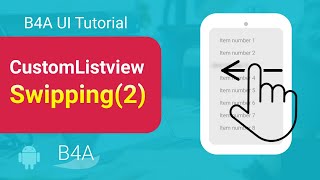 B4X B4A Android Tutorial - CLV swipe