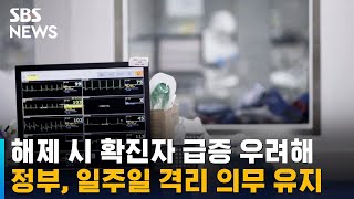 정부가 '확진자 7일 격리' 한 달 더 유지하기로 한 이유 / SBS