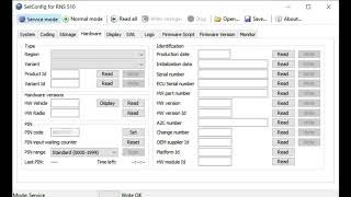 Change code in RNS510