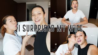 I SURPRISED MY WIFE!