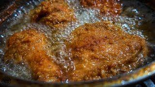 SHE HAS BEEN FRYING CHICKEN LIKE THIS FOR YEARS | TASTY FOOLPROOF JAMAICAN  FRIED CHICKEN RECIPE