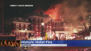 Northfield’s 143-Year-Old Archer House River Inn A Total Loss After Fire