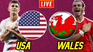 USA VS WALES FULL MATCH WATCH ALONG Reaction FIFA WORLD CUP 1-1 WALES VS USA FAN REACTION WATCHALONG