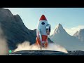 Cute 15 Second Timer - Space Rocket Countdown