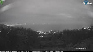 Poljane - Pogled na Kvarner - 10.02.2025 - Night - TimeLapse