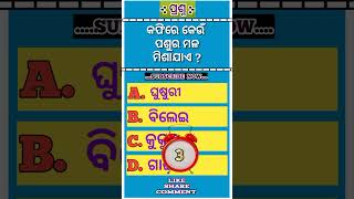 କଫିରେ ☕କେଉଁ ପଶୁର ମଳ ମିଶାଯାଏ ? ଓଡ଼ିଆ ସାଧାରଣ 2023 !! Odia General Knowledge !! Odia Gk Quiz !! #gk