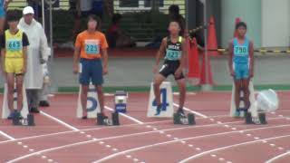 りゅうひ6年男子100m決勝1（コールミス） 第20回キッズコロシアム大会