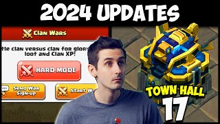 NEW Details About 2024 Update - Town Hall 17, Hard Mode & More!