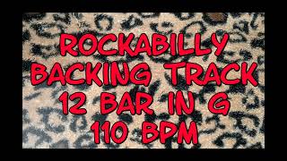 Rockabilly backing track in G 110 Bpm