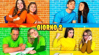 SOPRAVVIVIAMO NELLA CLASSE DELLA SCUOLA NEL TUO COLORE PER 24 ORE CON I NOSTRI AMICI!