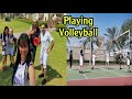 Volleyball Game at Al Barsha Park Dubai UAE